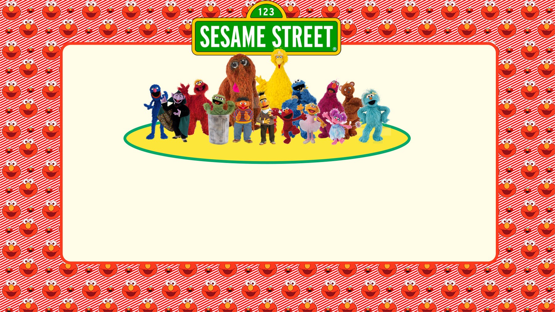 Free sesame street character templates